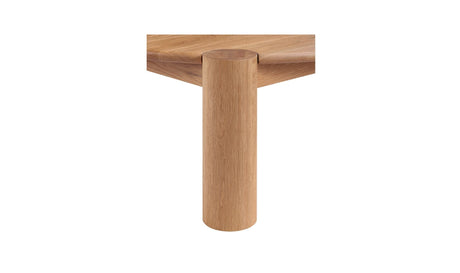 Jack Coffee Table Brushed Natural Oak by Moe's Home at Eve Furniture