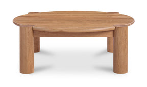 Jack Coffee Table Brushed Natural Oak by Moe's Home at Eve Furniture