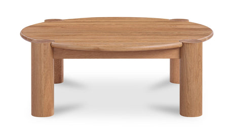 Jack Coffee Table Brushed Natural Oak by Moe's Home at Eve Furniture
