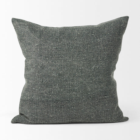 Jack Green Linen Square Decorative Pillow Cover by Mercana at Eve Furniture