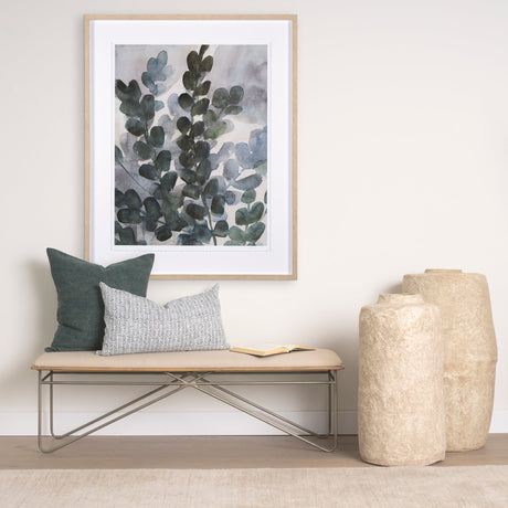 Jack Green Linen Square Decorative Pillow Cover by Mercana at Eve Furniture