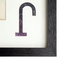 Jack of Spades II Playing Card a Paper Mosaik Collage Framed Art under Glass by Mercana at Eve Furniture