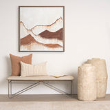 Jack Rust Linen Square Decorative Pillow Cover by Mercana at Eve Furniture