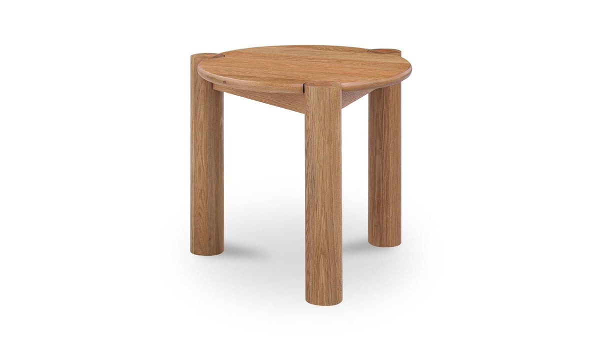 Jack Side Table Brushed Natural Oak by Moe's Home at Eve Furniture