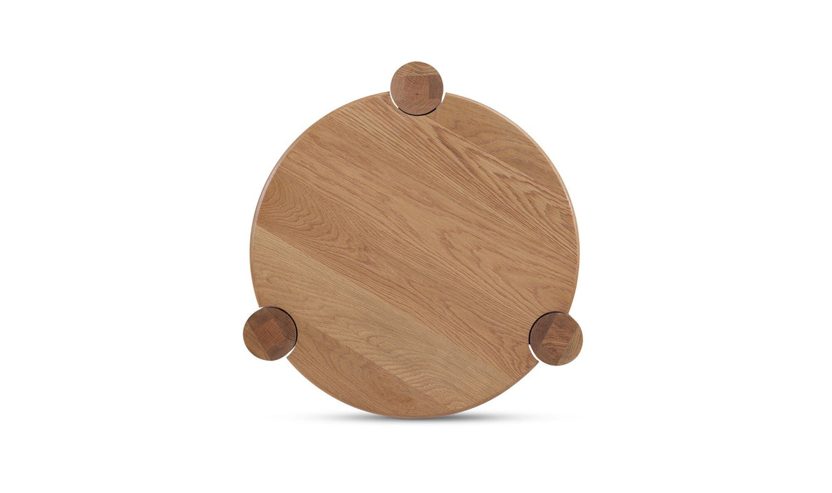 Jack Side Table Brushed Natural Oak by Moe's Home at Eve Furniture