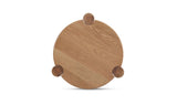 Jack Side Table Brushed Natural Oak by Moe's Home at Eve Furniture