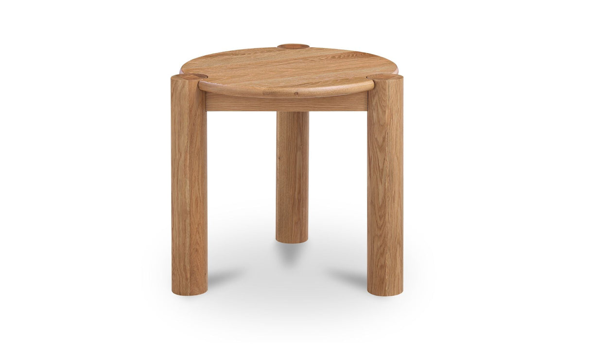 Jack Side Table Brushed Natural Oak by Moe's Home at Eve Furniture
