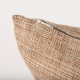 Jacklyn Brown Linen Square Decorative Pillow Cover by Mercana at Eve Furniture