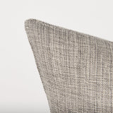 Jacklyn Grey Linen Square Decorative Pillow Cover by Mercana at Eve Furniture