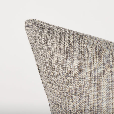 Jacklyn Grey Linen Square Decorative Pillow Cover by Mercana at Eve Furniture