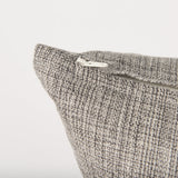 Jacklyn Grey Linen Square Decorative Pillow Cover by Mercana at Eve Furniture