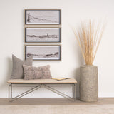 Jacklyn Grey Linen Square Decorative Pillow Cover by Mercana at Eve Furniture