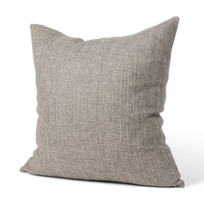 Jacklyn Grey Linen Square Decorative Pillow Cover by Mercana at Eve Furniture