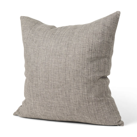 Jacklyn Grey Linen Square Decorative Pillow Cover by Mercana at Eve Furniture
