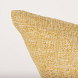 Jacklyn Mustard Linen Square Decorative Pillow Cover by Mercana at Eve Furniture