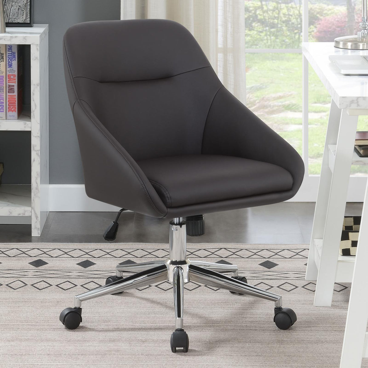 Jackman Upholstered Office Chair with Casters by Coaster at Eve Furniture