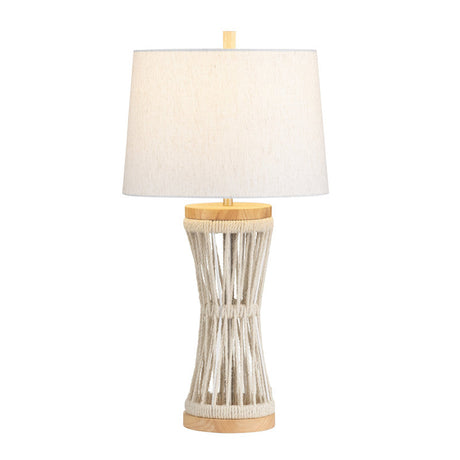 Jackson Natural/White Table Lamp by Crestview at Eve Furniture