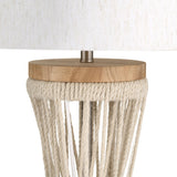 Jackson Natural/White Table Lamp by Crestview at Eve Furniture