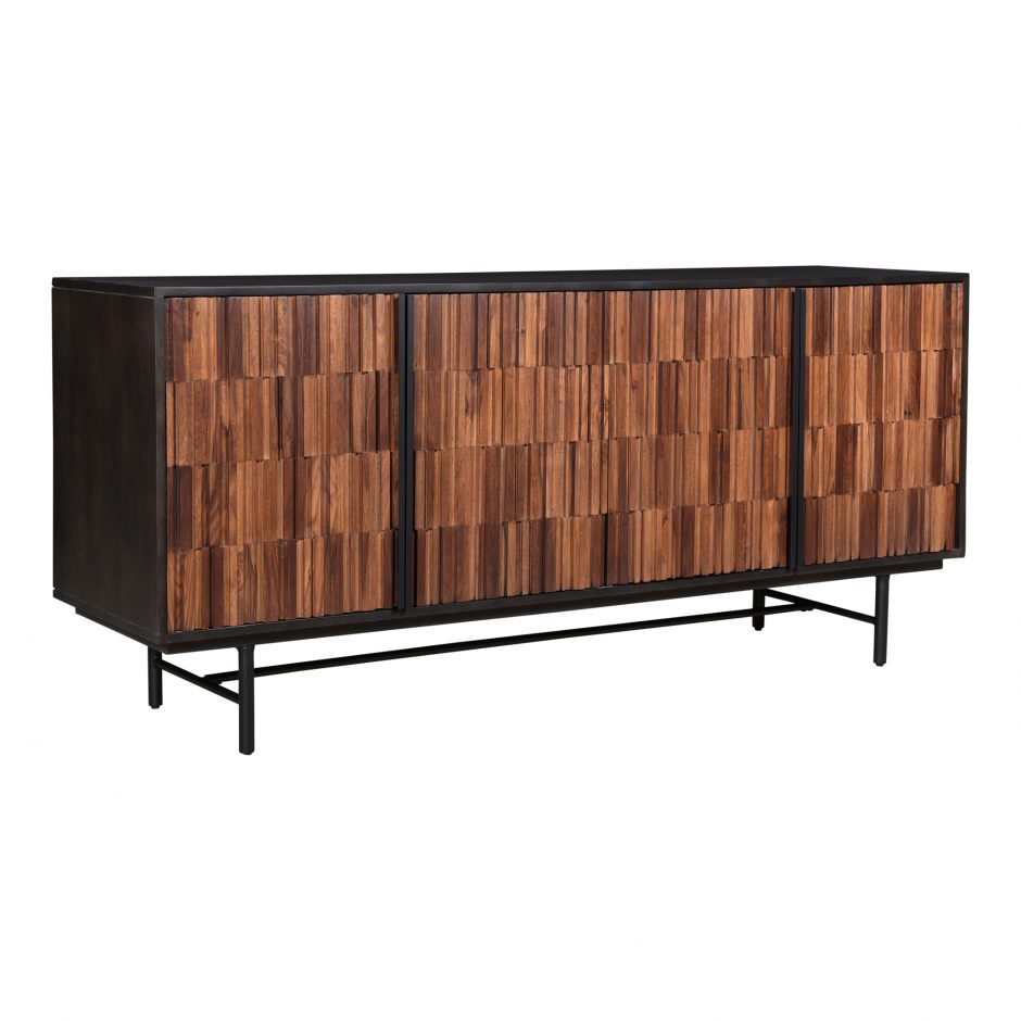 Jackson Sideboard Black by Moe's Home at Eve Furniture