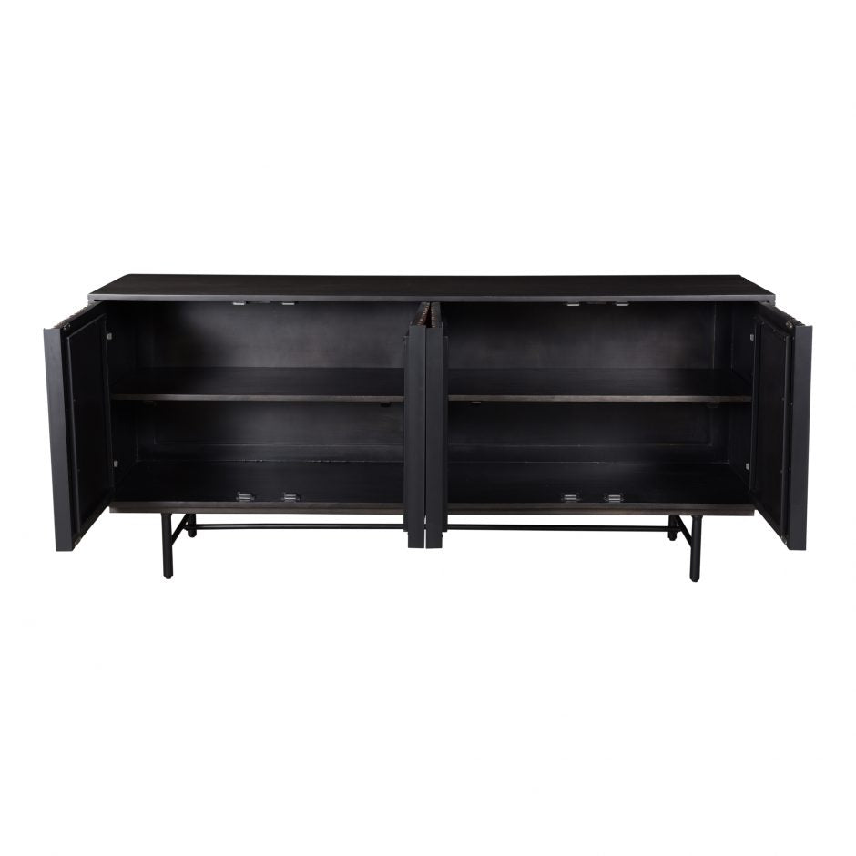 Jackson Sideboard Black by Moe's Home at Eve Furniture