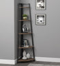 Jacksonville Aged Walnut 5-Tier Corner Bookcase by Coaster at Eve Furniture