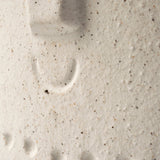 Jacob I Short White Ceramic Smiling Face Vase by Mercana at Eve Furniture