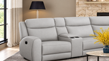 Jacobus Light Gray Motion Sectional by Furniture of America at Eve Furniture
