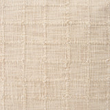 Jacory Cream Checker Textured Decorative Square Pillow Cover by Mercana at Eve Furniture