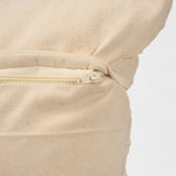 Jacory Cream Checker Textured Lumbar Pillow Cover w/Down Filler, Set of 2 by Mercana at Eve Furniture