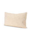 Jacory Cream Checker Textured Lumbar Pillow Cover w/Down Filler, Set of 2 by Mercana at Eve Furniture