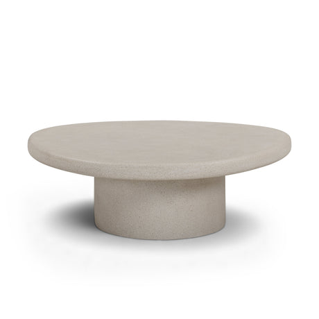 Jade Concrete Indoor/Outdoor Coffee Table (28"-34") by TOV Furniture at Eve Furniture