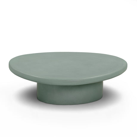 Jade Concrete Indoor/Outdoor Coffee Table (28"-34") by TOV Furniture at Eve Furniture