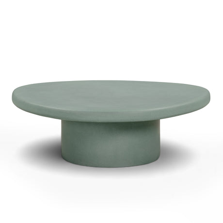 Jade Concrete Indoor/Outdoor Coffee Table (28"-34") by TOV Furniture at Eve Furniture