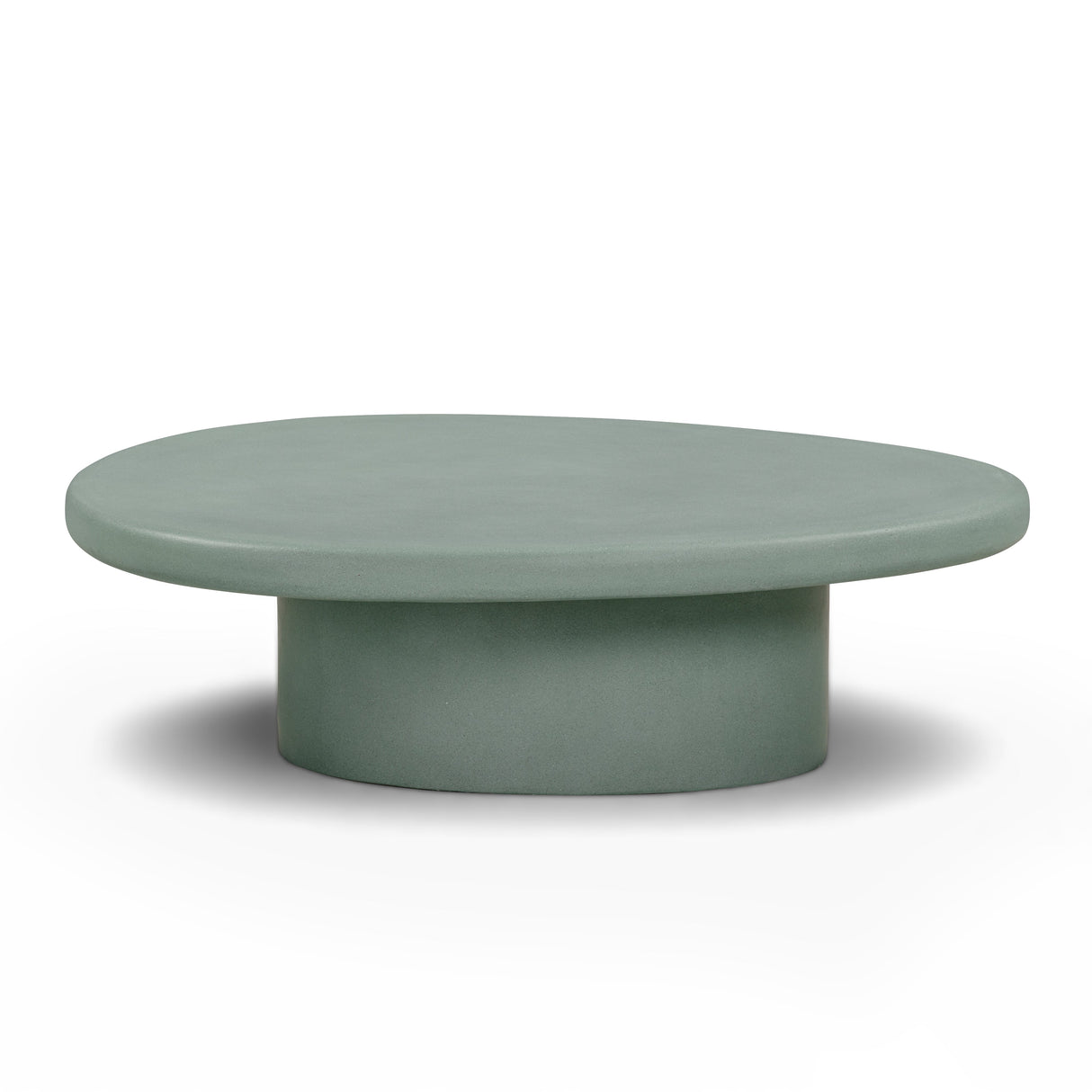 Jade Concrete Indoor/Outdoor Coffee Table (28"-34") by TOV Furniture at Eve Furniture