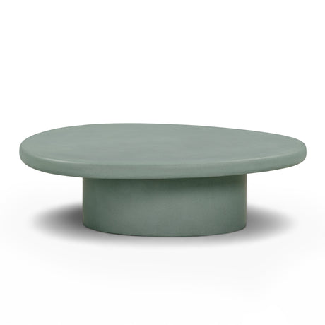 Jade Concrete Indoor/Outdoor Coffee Table (28"-34") by TOV Furniture at Eve Furniture