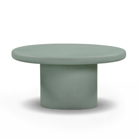 Jade Concrete Indoor/Outdoor Coffee Table (28"-34") by TOV Furniture at Eve Furniture