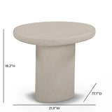 Jade Concrete Indoor/Outdoor Side Table by TOV Furniture at Eve Furniture