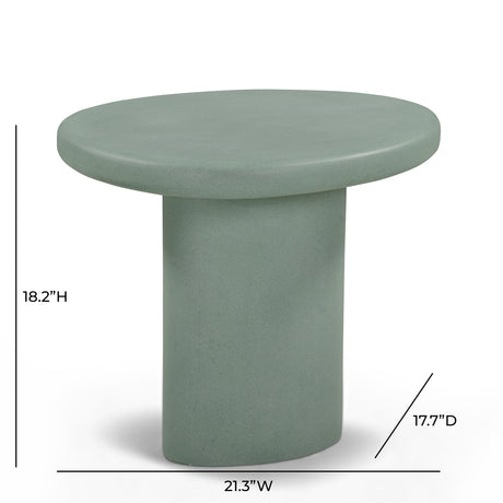 Jade Concrete Indoor/Outdoor Side Table by TOV Furniture at Eve Furniture