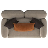 Jade Latte Chenille Upholstered Sculpted Track Arm Loveseat by Coaster at Eve Furniture
