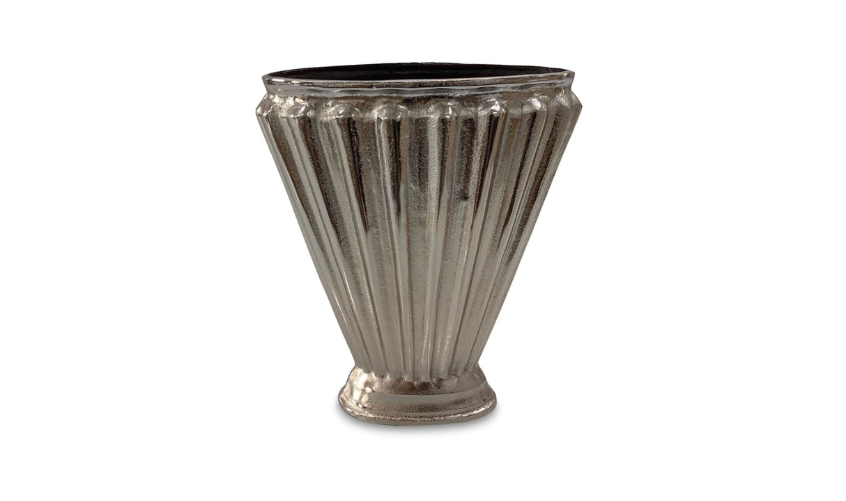 Jade Vase Aged Pewter Cast Aluminum by Moe's Home at Eve Furniture