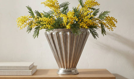 Jade Vase Aged Pewter Cast Aluminum by Moe's Home at Eve Furniture
