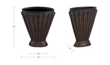 Jade Vase Antique Brass Cast Aluminum by Moe's Home at Eve Furniture