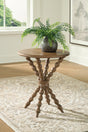 Jadner Light Brown Accent Table by Ashley at Eve Furniture