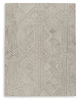 Jadott Beige/Brown Large Rug by Ashley at Eve Furniture