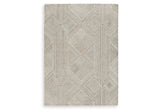 Jadott Beige/Brown Medium Rug by Ashley at Eve Furniture