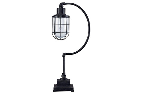 Jae Antique Black Desk Lamp by Ashley at Eve Furniture