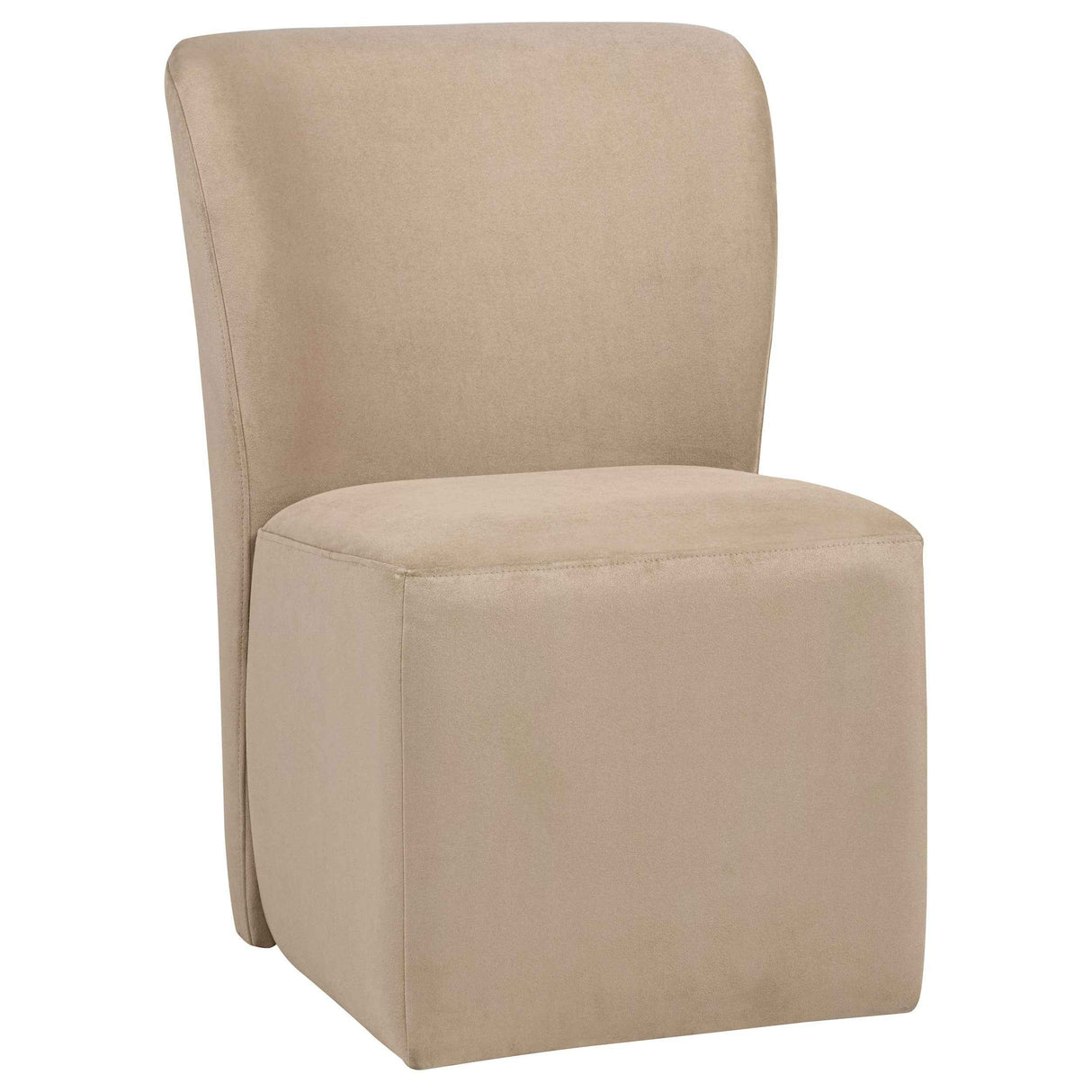Jaelynn Tan Upholstered Parsons Dining Side Chair (Set of 2) by Coaster at Eve Furniture