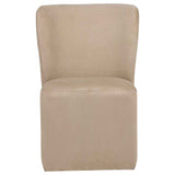Jaelynn Tan Upholstered Parsons Dining Side Chair (Set of 2) by Coaster at Eve Furniture