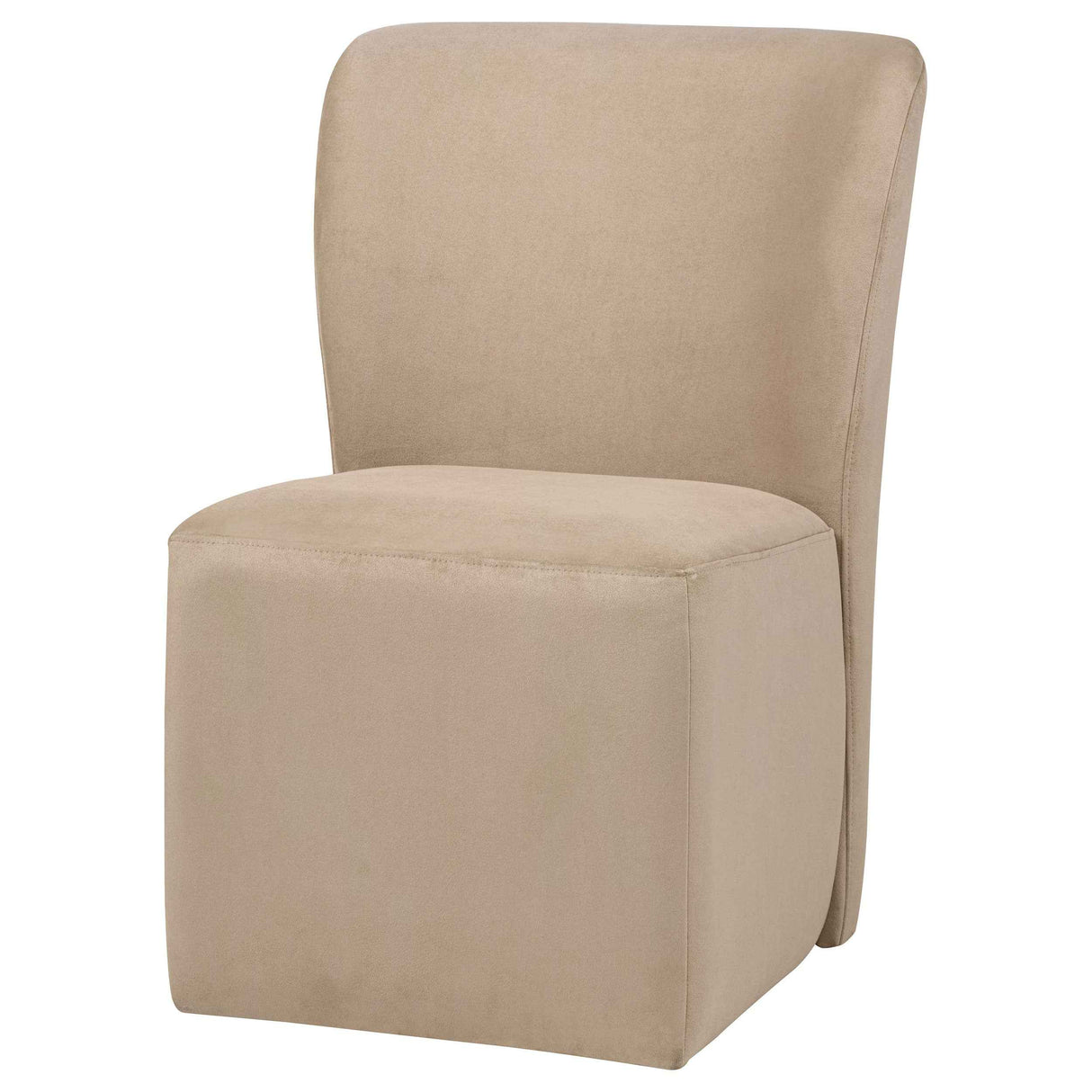 Jaelynn Tan Upholstered Parsons Dining Side Chair (Set of 2) by Coaster at Eve Furniture