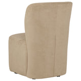 Jaelynn Tan Upholstered Parsons Dining Side Chair (Set of 2) by Coaster at Eve Furniture